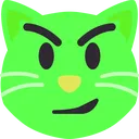 a green cat